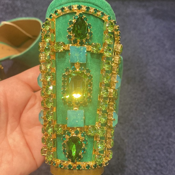 Le Capresi emerald heel, size 37 - Picture 3 of 5